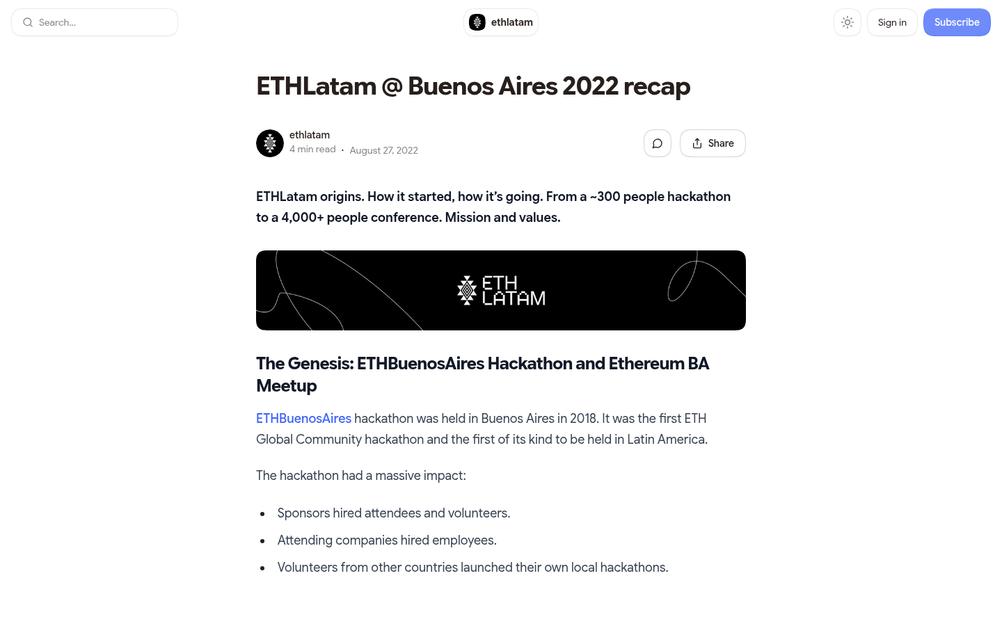 ETHLatam Buenos Aires 2022