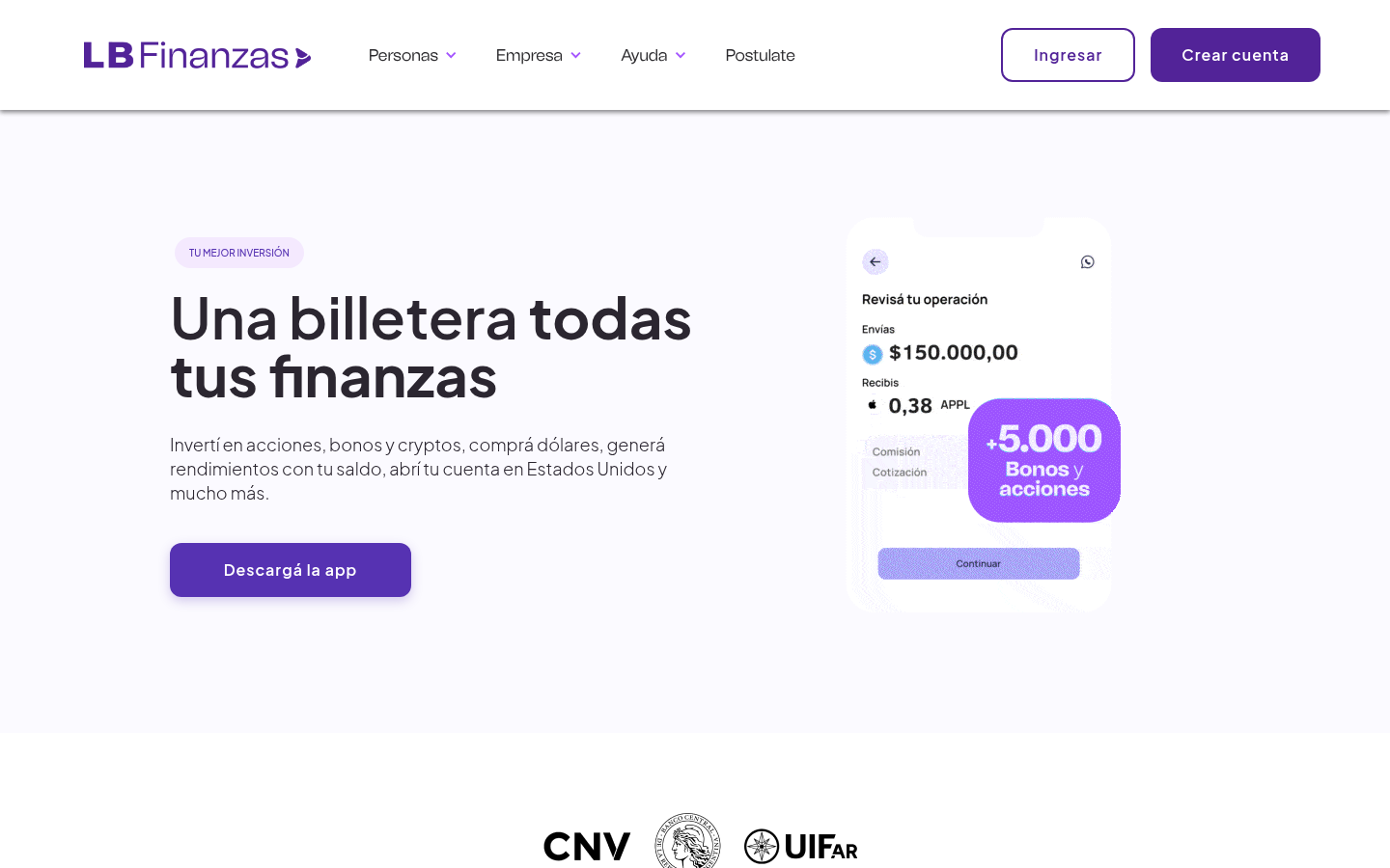 LB Finanzas — Rebranding & Sistema Visual